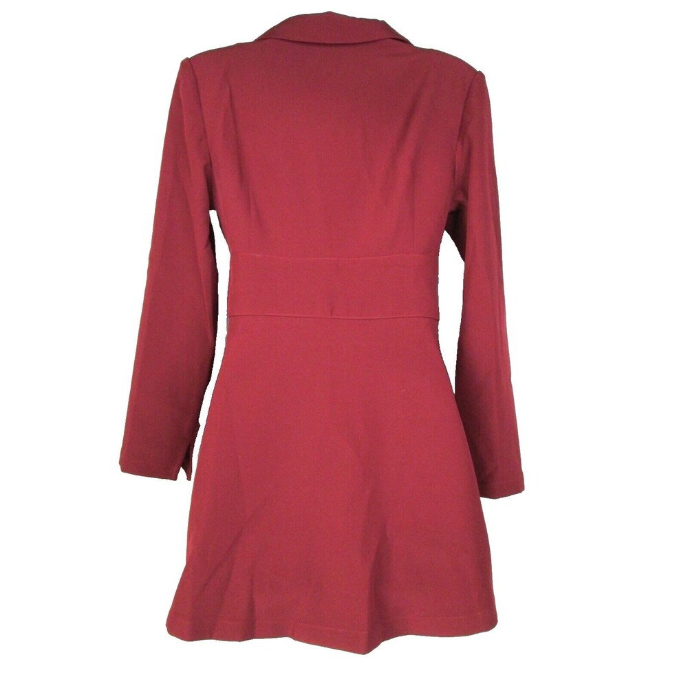 Commense Burgundy Buttoned Jacket - image 2